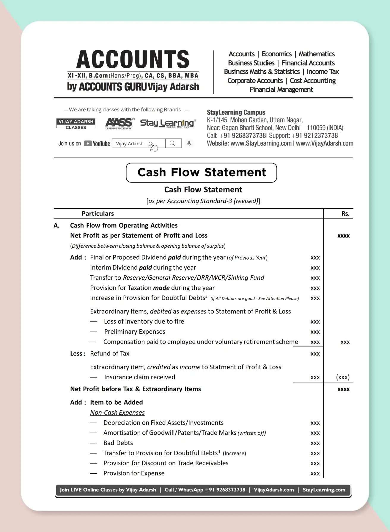 12th Accounts Marks Gainer by Vijay Adarsh Book - 12_C