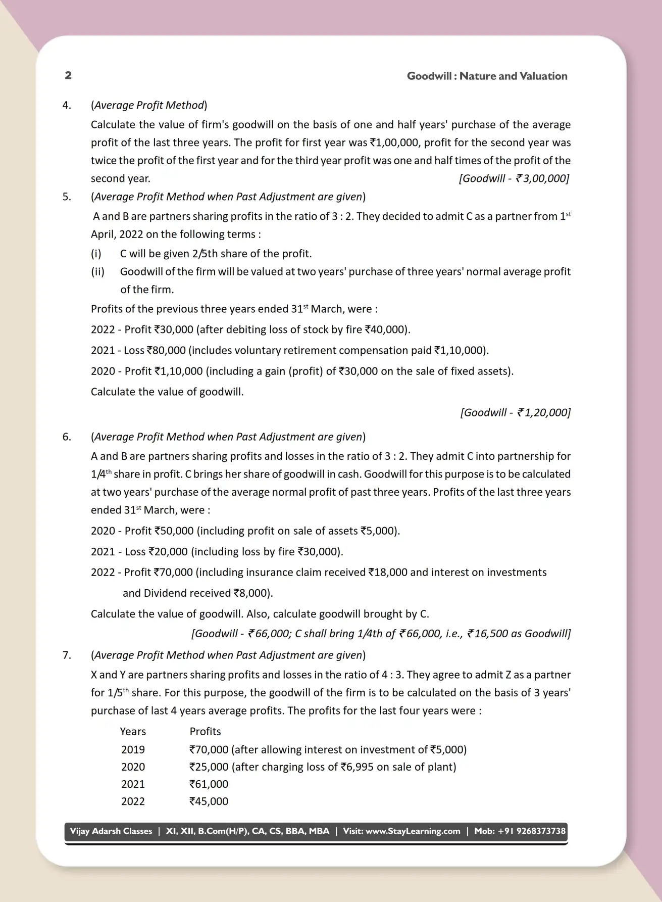 12th Accounts Marks Gainer by Vijay Adarsh Book - 4_C